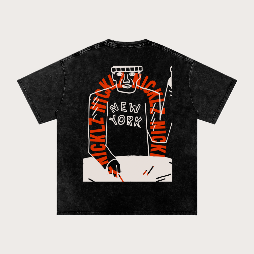 Nicklz Acid Wash Oversize Shirt