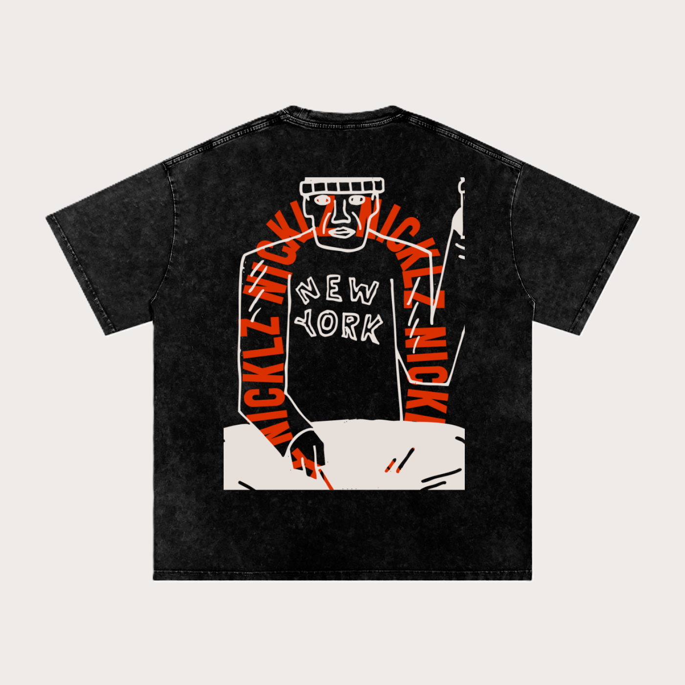 Nicklz Acid Wash Oversize Shirt