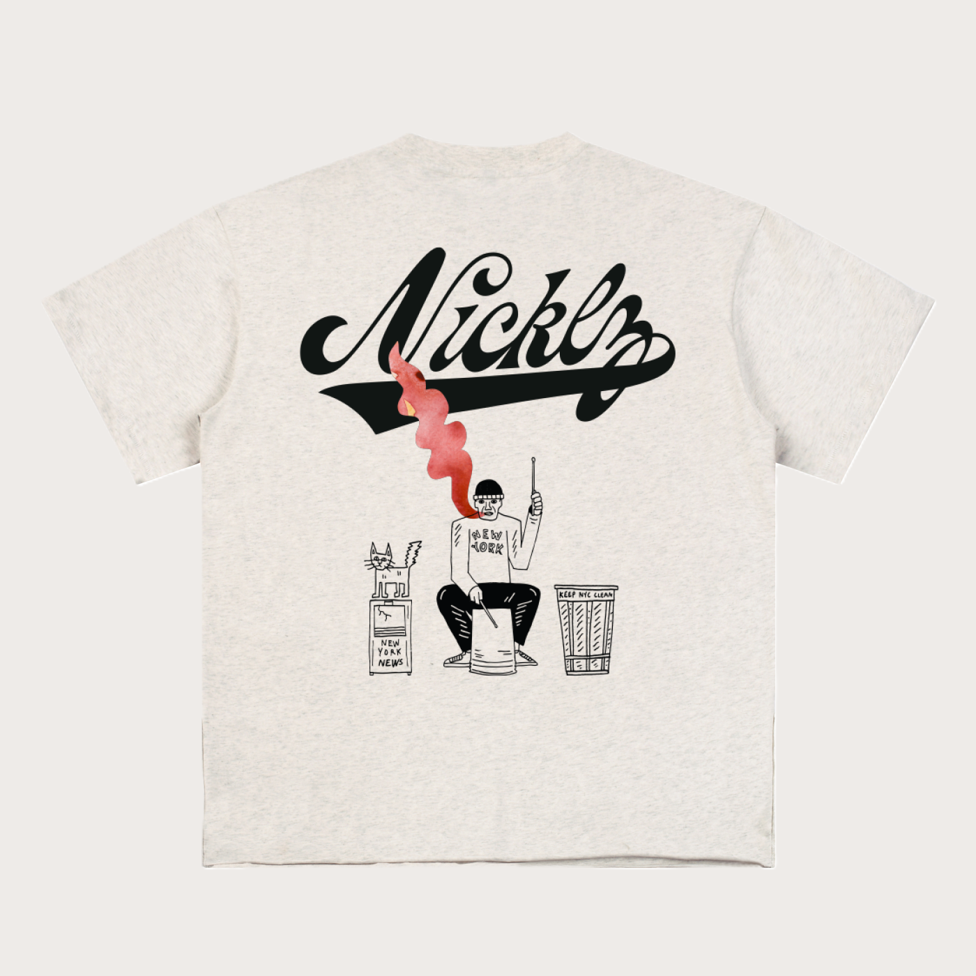 Oat Gray Drummer Shirt