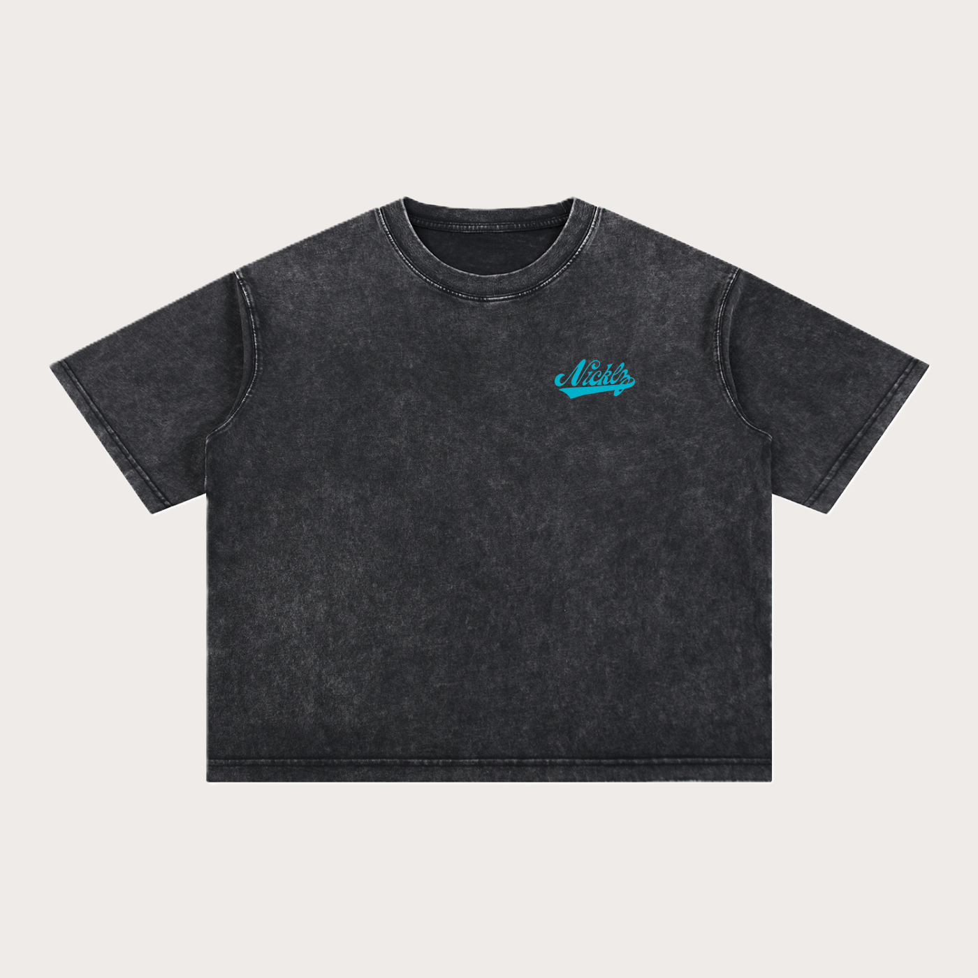 Mineral Wash Boxy Cotton T-Shirt