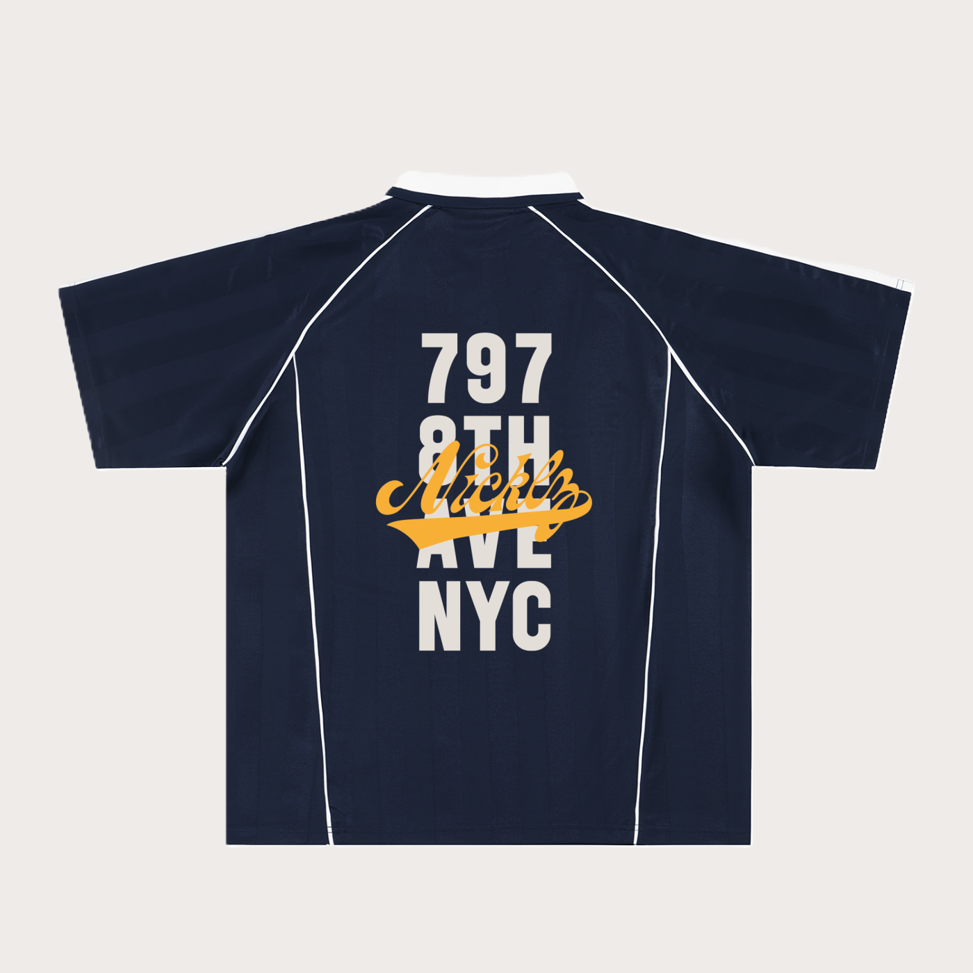 Nicklz Shadow Stripe Collared Soccer Jersey